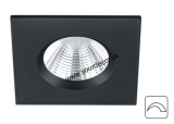 Svietidlo podhľadové LED ZAGROS Čiernamat,  LED5.5W, 3000K,  IP65