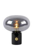 Stolná lampa CHARLIZE Smoke Grey / Black 1/E27
