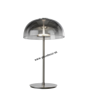 Stolná lampa EDINBURGH Smoked Glass H50