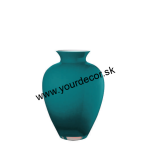 Váza AURORA baltická zelená H38,5