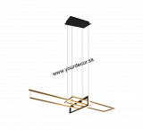 Závesné svietidlo SALINAS Brass mat LED34W