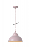 Závesné svietidlo ISLA Pink 1/E27, D29 cm