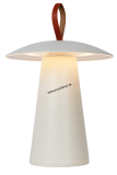 Stolná lampa LA DONNA White LED2W, IP54, Outdoor AKKU