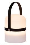 Stolná lampa LITTLE JOE White/Black LED3W, IP44, Outdoor AKKU