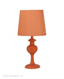 Stolná lampa BERKANE Orange, H41 cm