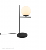 Stolná lampa PURE Black/White, 1/E14, H52 cm