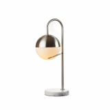 1G134 Stolná lampa REINA, Steel/Marble, 1/E27