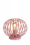 Stolná lampa MERLINA Pink, 1/E27, D25,5cm