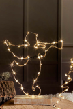 XMAS Vianočná dekorácia ANJEL LED, H30 cm