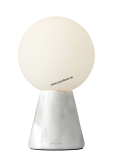 Stolná lampa CARRARA Biely mramor LED1,3W, 3000K, H20,5 cm