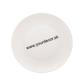SANTORINI tanier obedový biely D27cm, SET6ks