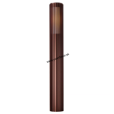 Stĺpik ALUDRA Hnedá prímorská metalíza, 1/E27, H95cm, IP54