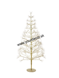 XMAS Stromček nízky Svetlo lesa 2100LEDS 220V, zlatý H180cm
