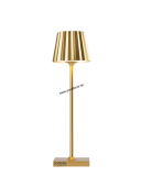 Stolná lampa TROLL NANO LED AKKU Zlatá IP54
