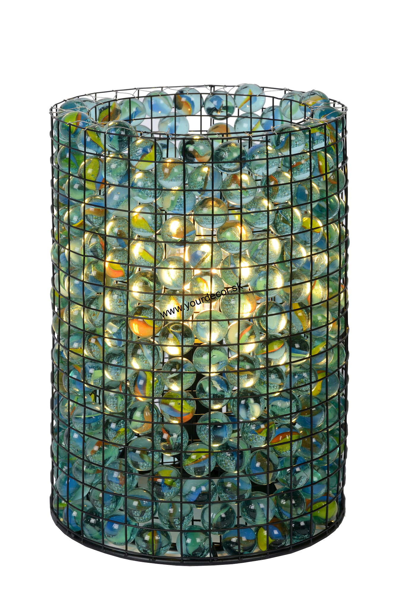 Stolná lampa EXTRAVAGANZA MARBELOUS Clear-Blue