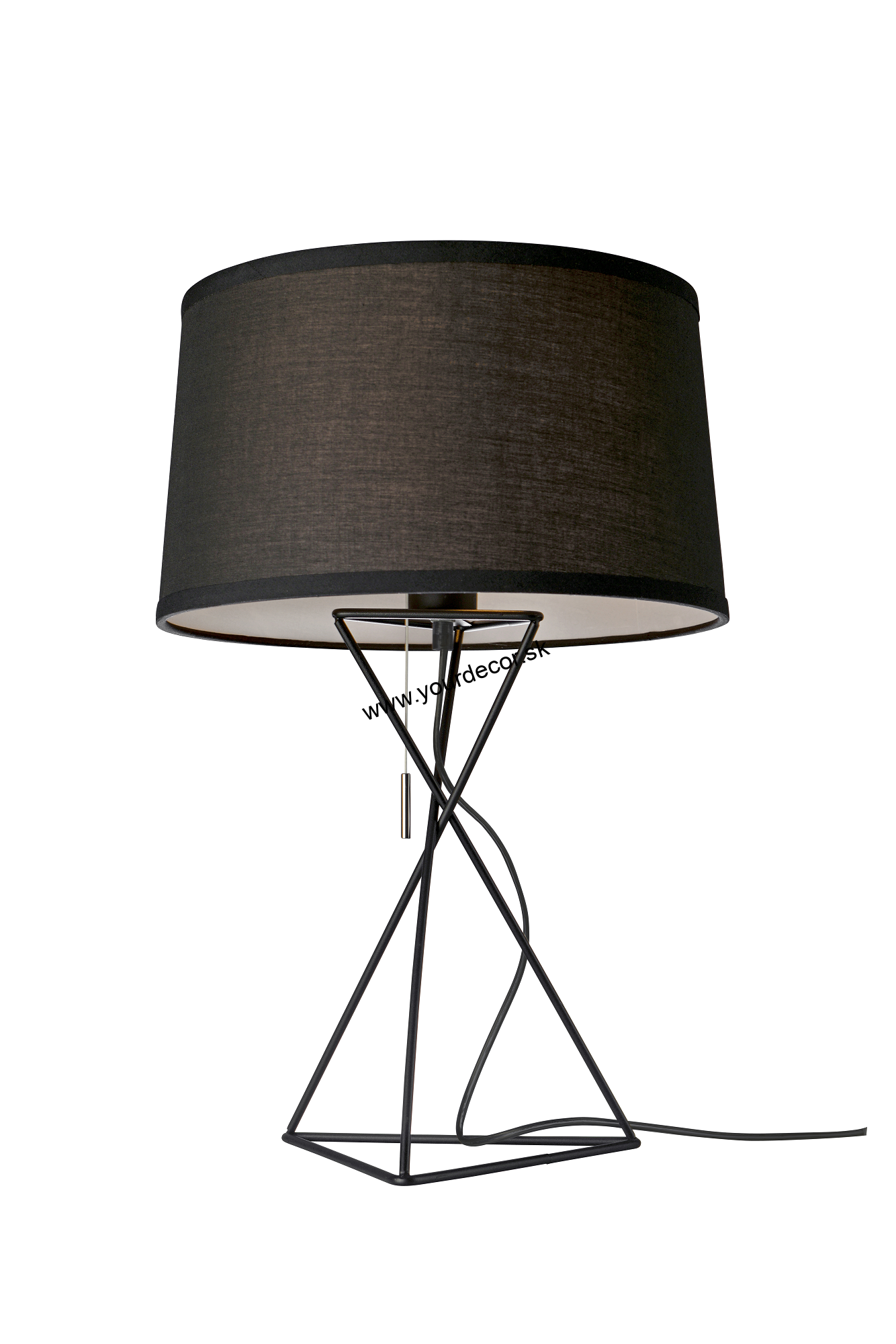 Stolná lampa NEW YORK Black H55 cm