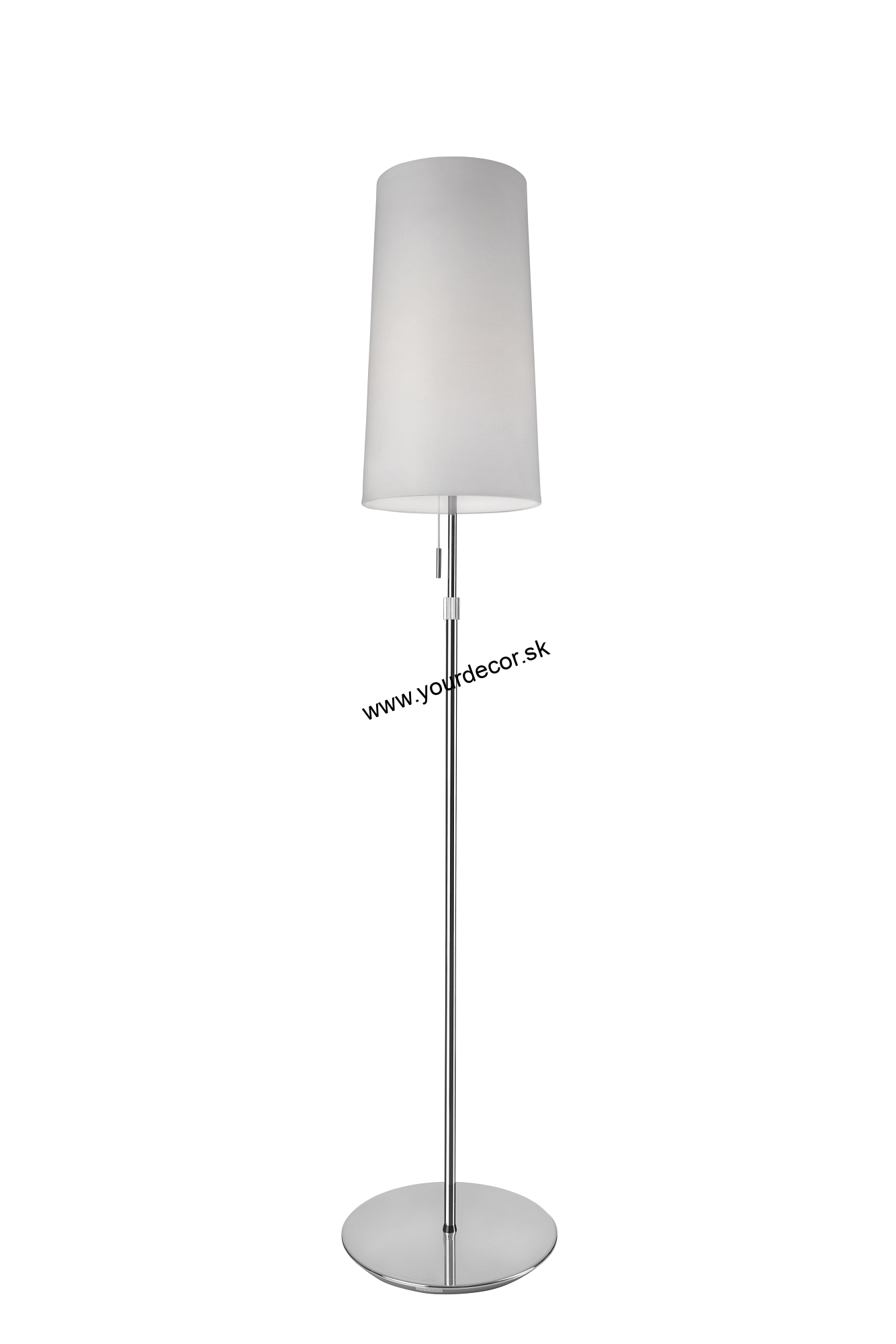 Stojatá lampa VERONA Chrom H125-164 cm