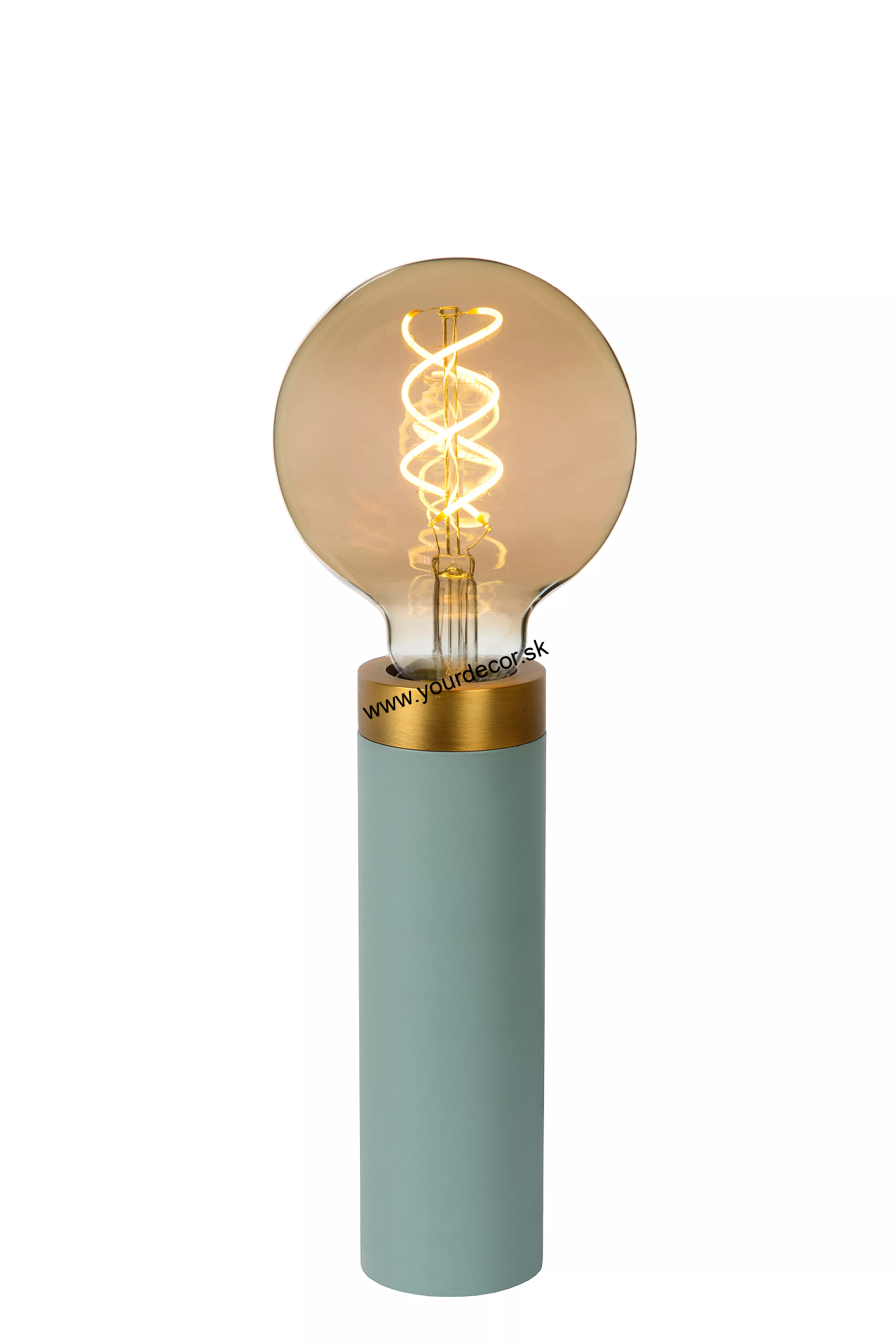 Stolná lampa SELIN Turquoise 1/E27