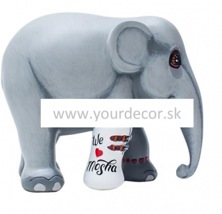 Soška slona WE LOVE MOSHA H15cm