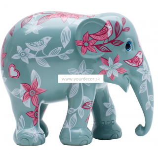 Soška slona A LOVE STORY H15cm
