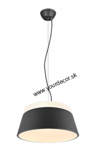Závesné svietidlo BARONESS Black, 3/E27 D45 cm