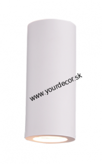 Nástenné svietidlo ZAZOU White gypsum 2/GU10