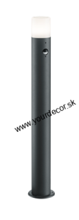 Stĺpik HOOSIC Senzor Antracit, 1/E27, H80cm, IP44