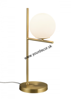 Stolná lampa PURE Brass/White, 1/E14, H52 cm