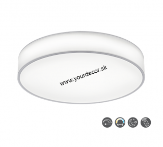 Stropné svietidlo LUGANO White LED40W, 3000-5000K, D60cm