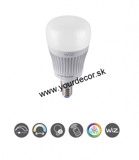 Žiarovka LED WIZ, LED 7,5W/E14, 470lm, 2200-6500K