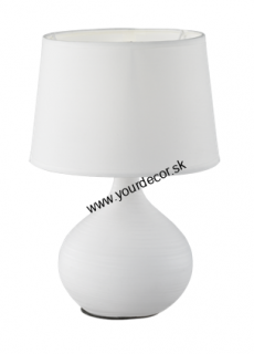 Stolná lampa MARTIN biela 1/E14, H29cm