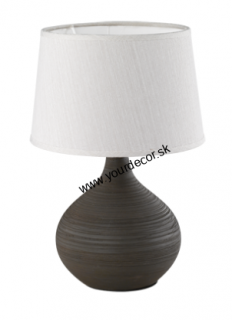 Stolná lampa MARTIN hnedá 1/E14, H29cm