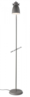 Stojatá lampa ADRIAN sivá 1/E27, H151cm