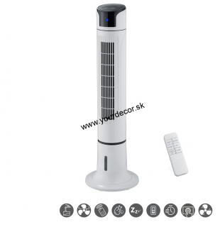 Ventilátor ICEBERG biely max.60W, H114cm