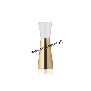 Váza FUTURA zlatá H40,5cm