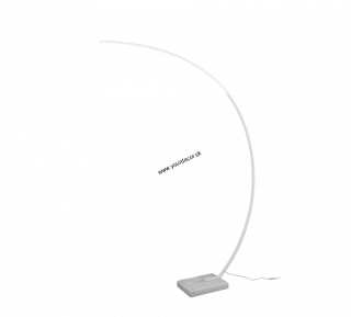 Stojatá lampa BANGKOK biela matná H180cm