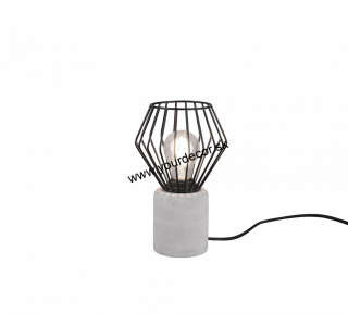 Stolná lampa JAMIRO Čierna 1/E27, H24cm