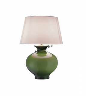 Stolná lampa AURORA zelený nefrit H57
