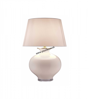 Stolná lampa AURORA LAMPADE White Latte H57