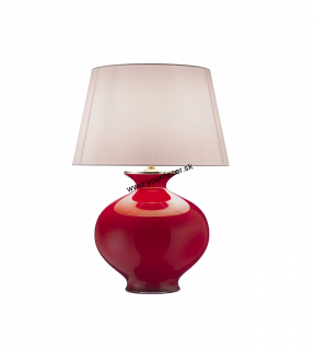 Stolná lampa AURORA červená H57