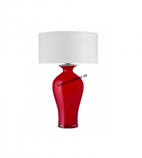 Stolná lampa AURORA červená H65