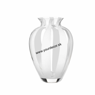 Váza AURORA STRIPES White / Transparent H29