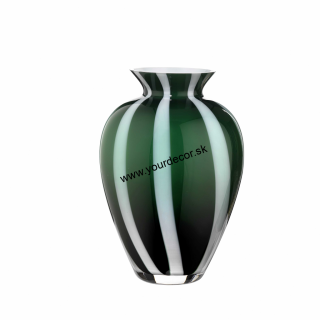 Váza AURORA STRIPES Verde bosco H29