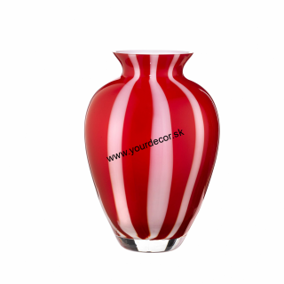 Váza AURORA STRIPES Red H29