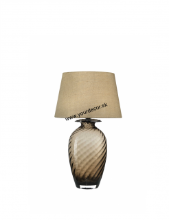 Stolná lampa ELIOS Fumé / Cocco Corda H67