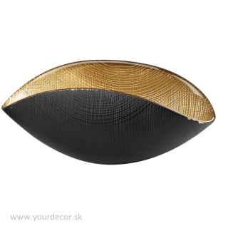 Misa BURANO Black Mat / Gold 37x15cm
