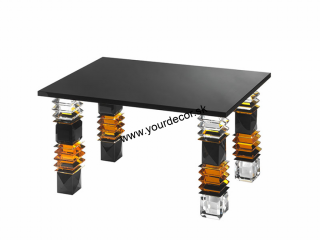 Stôl konferenčný FABLE Amber/Black L70x45