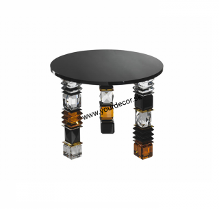 Stôl konferenčný FABLE Amber/Black D60 H50