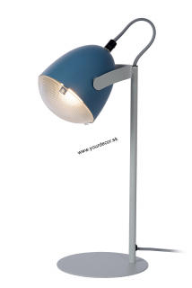 Stolná lampa DYLAN Blue 1/E14