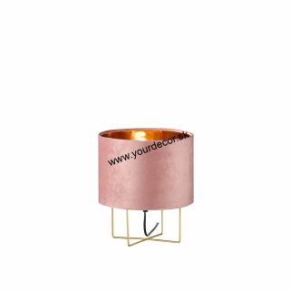 Stolná lampa AURA Velvet Pink H32